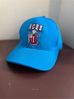 Icee Turquoise Blue  Baseball Cap with Embroidered Logo NWOT